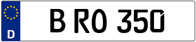 Truck License Plate